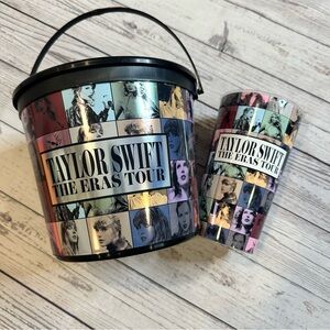 Taylor Swift The Eras Tour Movie Popcorn Bucket & Soda Cup